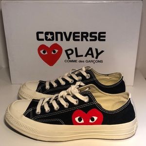 Comme Des Garçons Converse Play Sneakers.